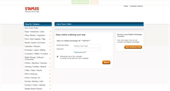 Desktop Screenshot of orderdemo.staplesadvantage.co.uk