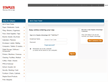 Tablet Screenshot of orderdemo.staplesadvantage.co.uk