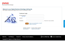 Tablet Screenshot of ac-order.staplesadvantage.com